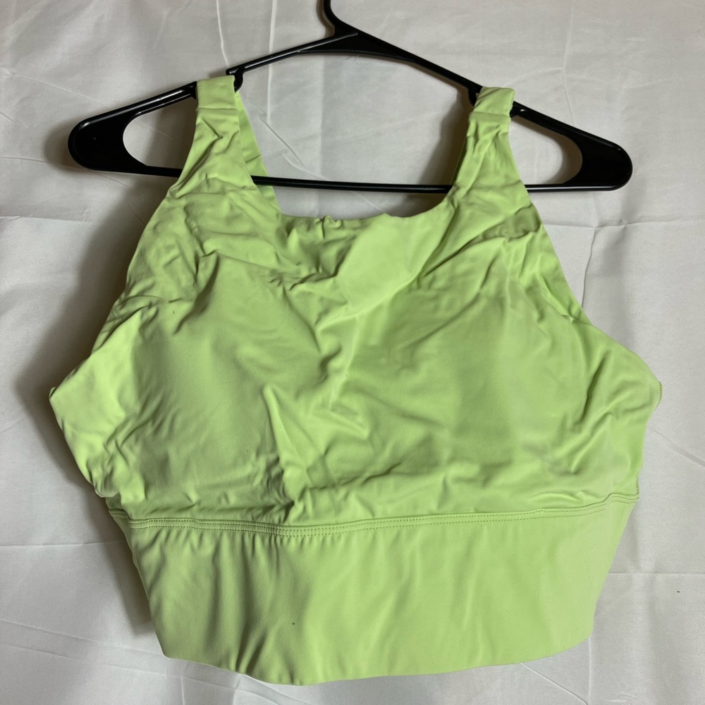 Lime Green Women's Sports Bra